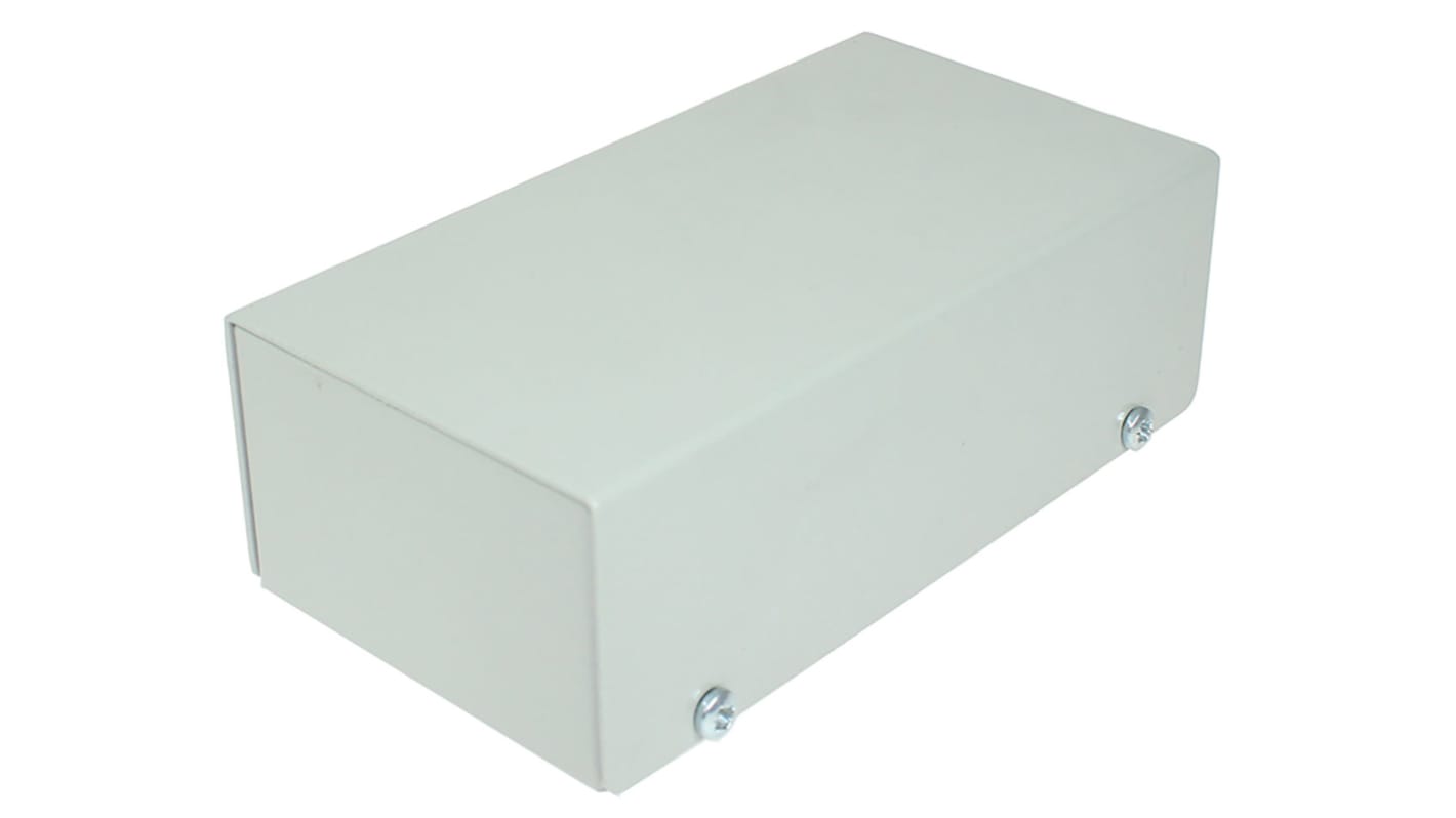 CAMDENBOSS Grey Aluminium Enclosure, Grey Lid, 75 x 105 x 35mm