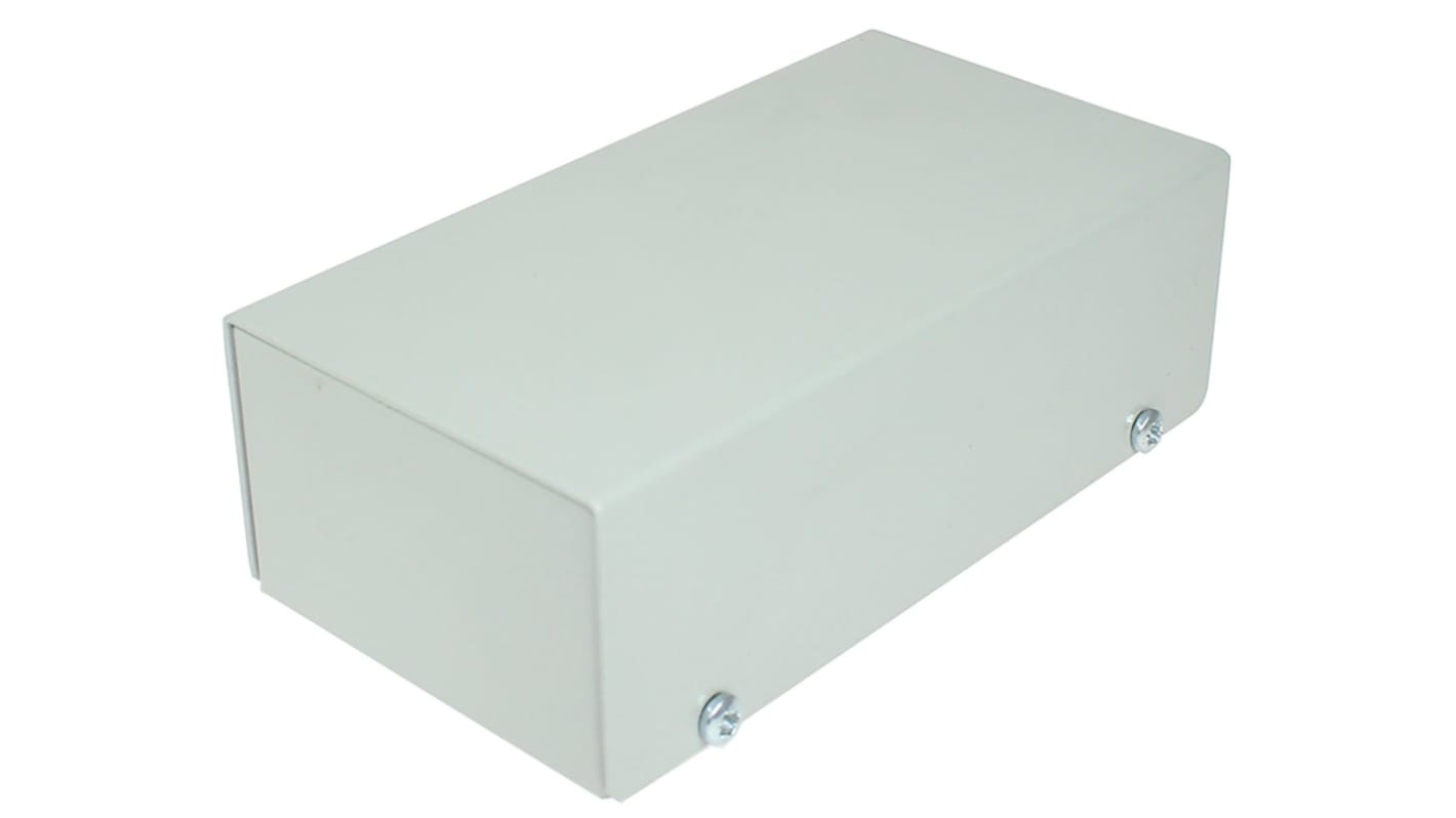 CAMDENBOSS Grey Aluminium Enclosure, Grey Lid, 105 x 125 x 35mm