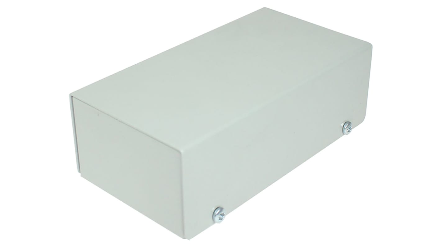 CAMDENBOSS Grey Aluminium Enclosure, Grey Lid, 125 x 85 x 60mm