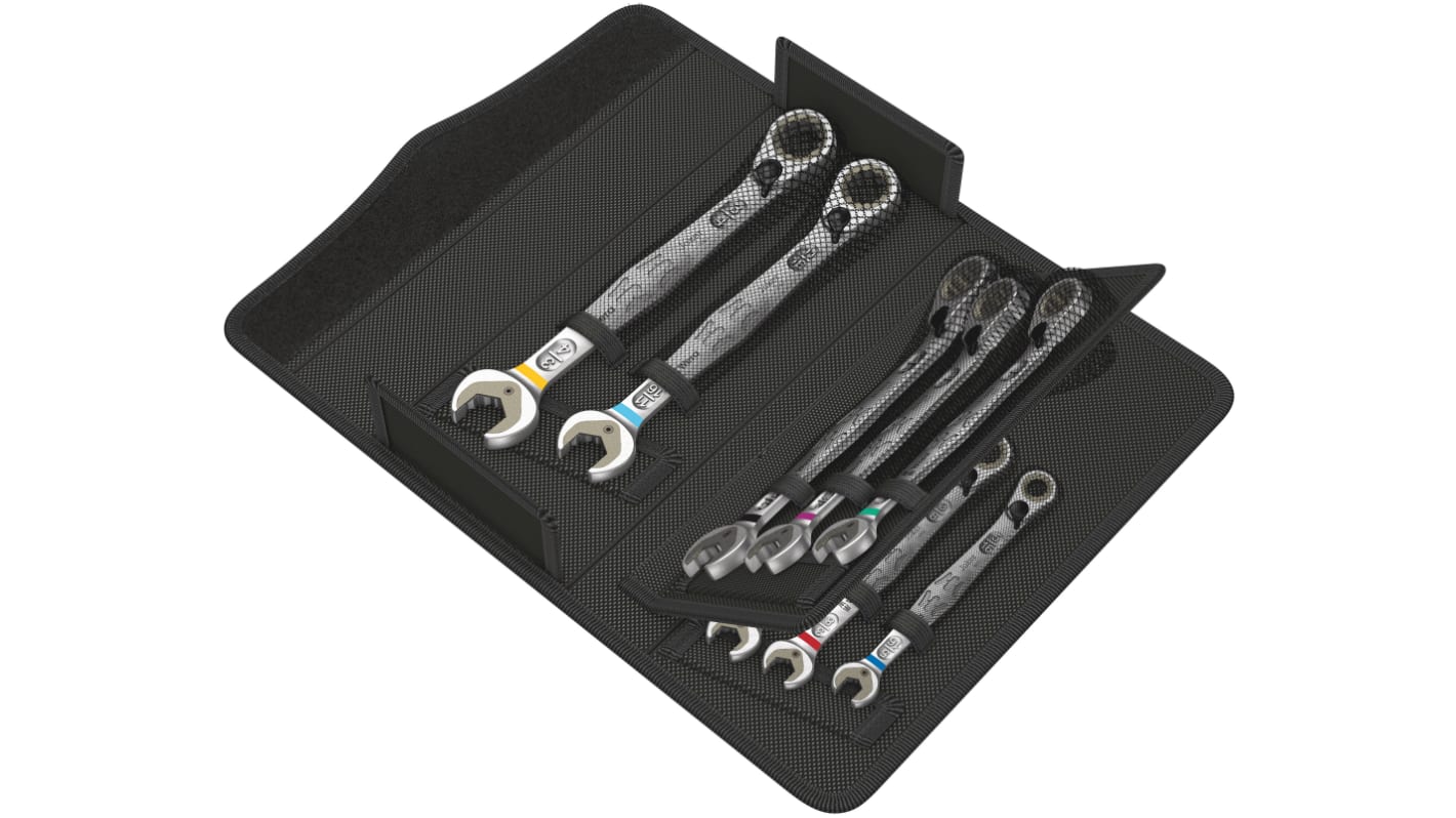 Wera Joker 6001 Series 8-Piece Spanner Set, 5/16 → 3/4 in