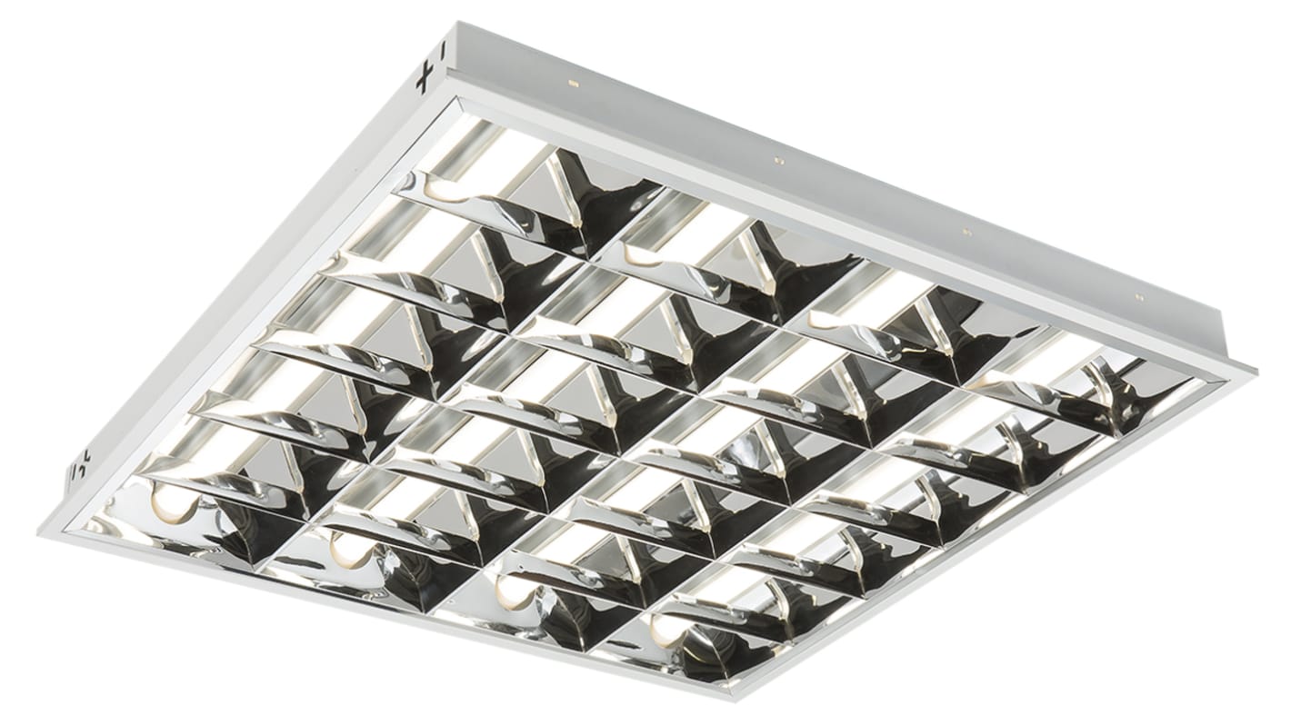 Plafoniera rettangolare Knightsbridge, 230 V c.a., 40 W, col. 4000K (Bianco freddo) tipo LED, L. 595 mm, IP20