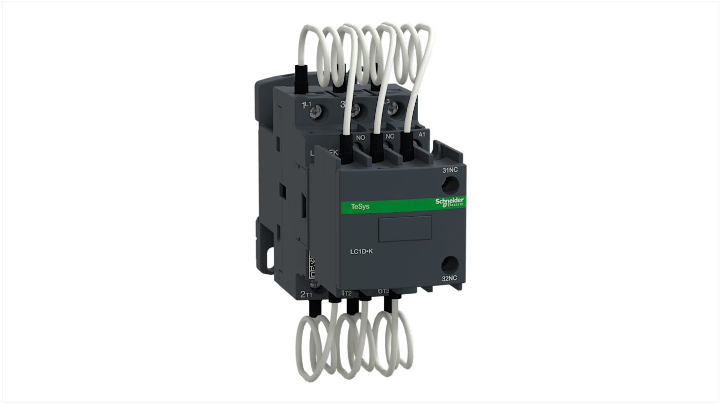 Schneider Electric TeSys D LC1D Contactor, 110 V ac Coil, 3-Pole, 25 A, 3NO, 690 V ac