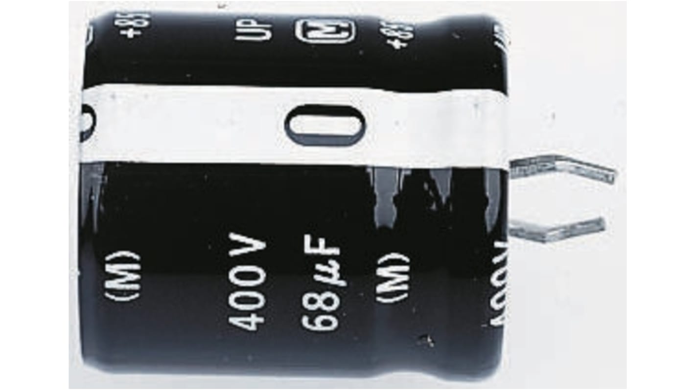 Panasonic 3300μF Electrolytic Aluminium Electrolytic Capacitor 63V dc, Through Hole - ECOS1JP332CA