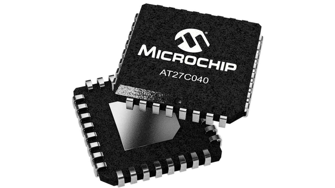 Microchip EPROM 4MBit 512K x 8 bit 90ns PLCC 32-Pin OTP THT