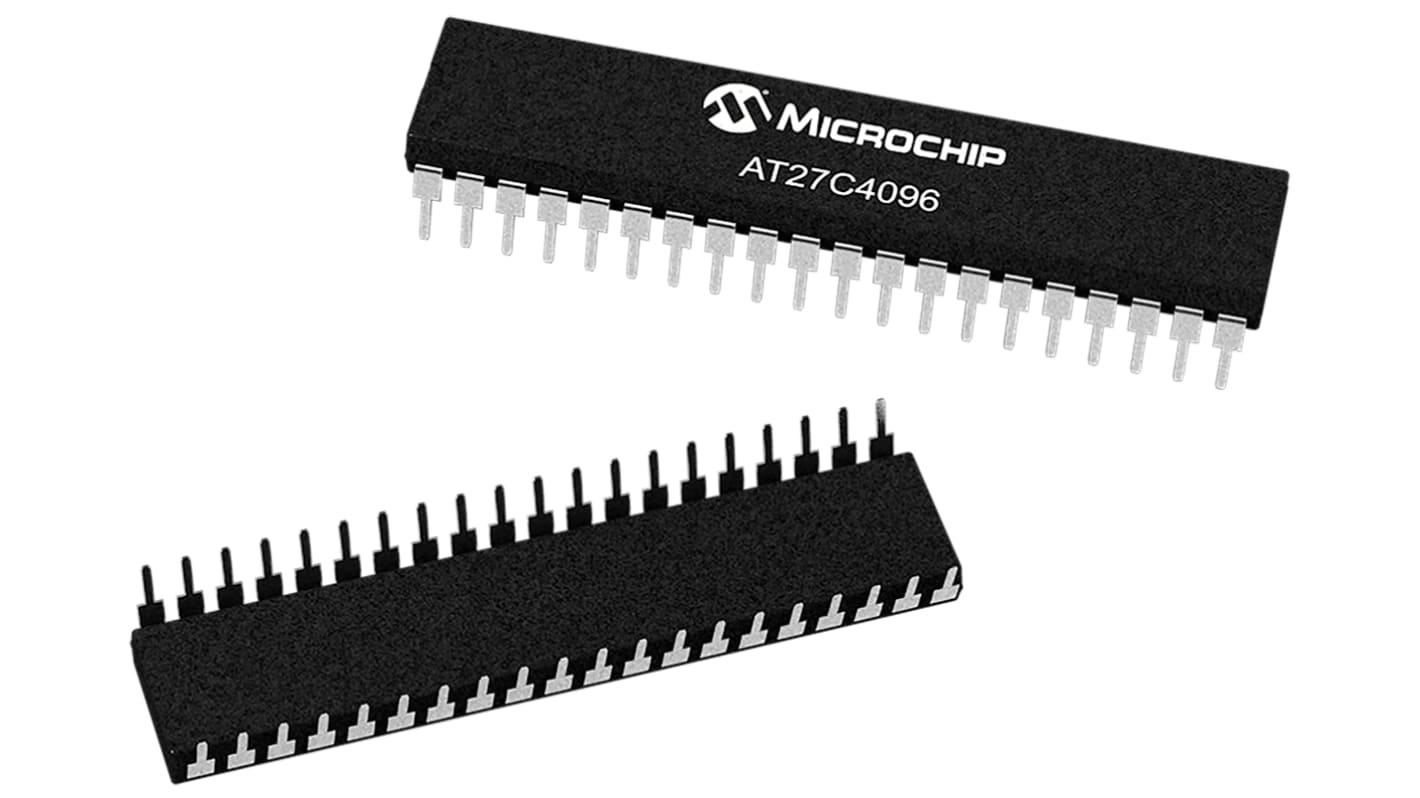 EPROM AT27C4096-90PU, 4Mbit 256K x 16 bitůů 90ns, počet kolíků: 40, PDIP