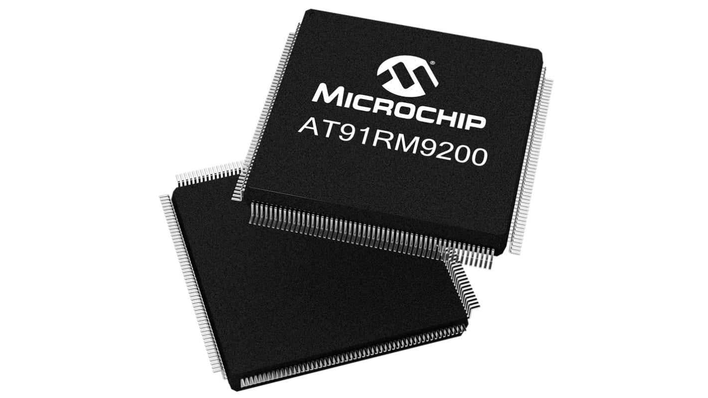 Mikrokontroler Microchip AT91 PQFP 208-pinowy Montaż powierzchniowy ARM920T 128 kB 32bit CAN: 180MHz RAM:16 kB