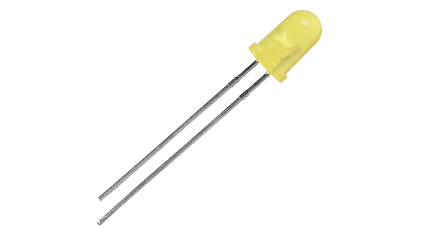 Lite-On2.6 V Yellow LED 5mm Through Hole, LTL-307Y