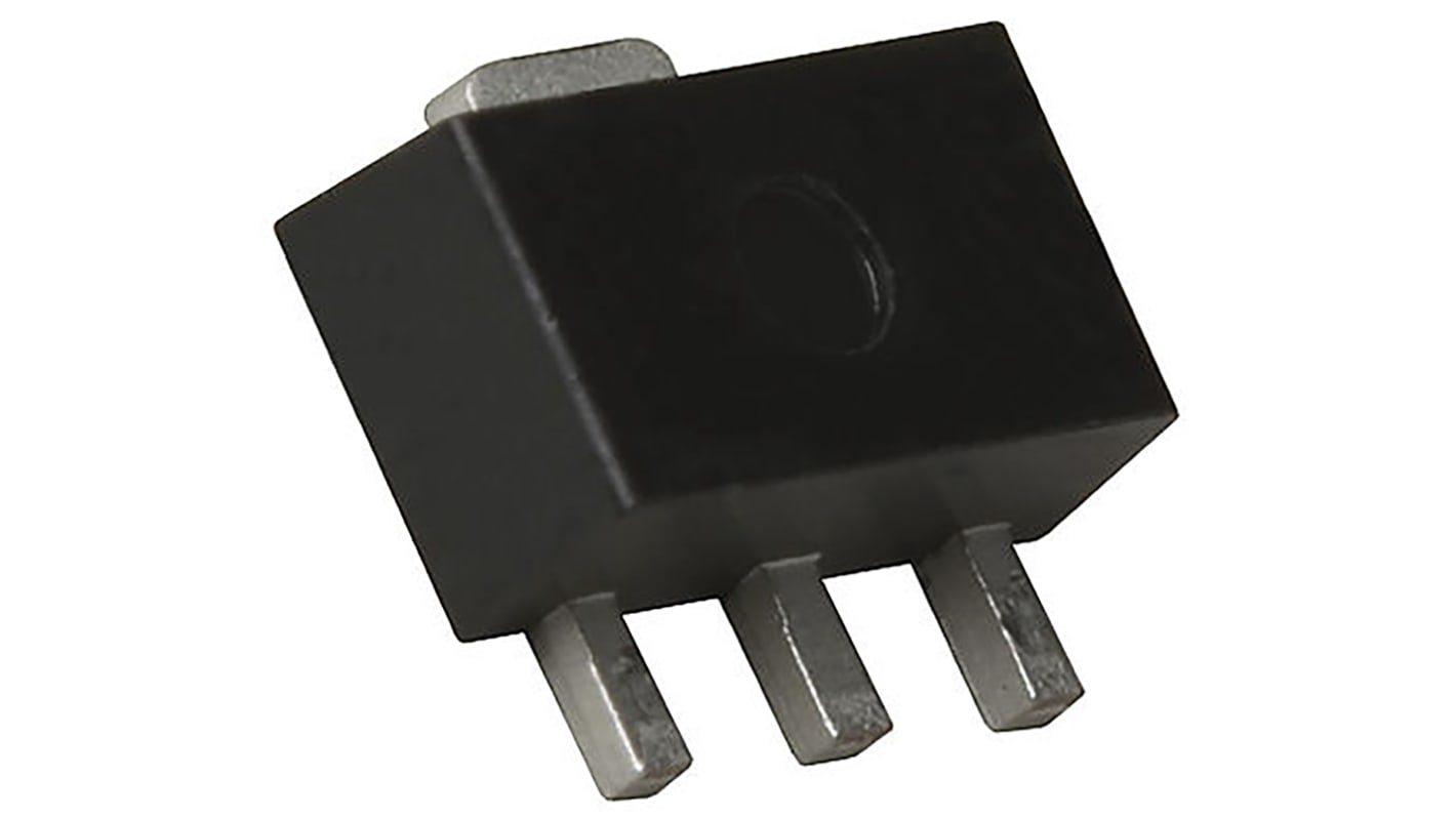 ROHM 2SCR513P5T100 NPN Transistor, 1 A, 50 V, 3 + Tab-Pin SOT-89