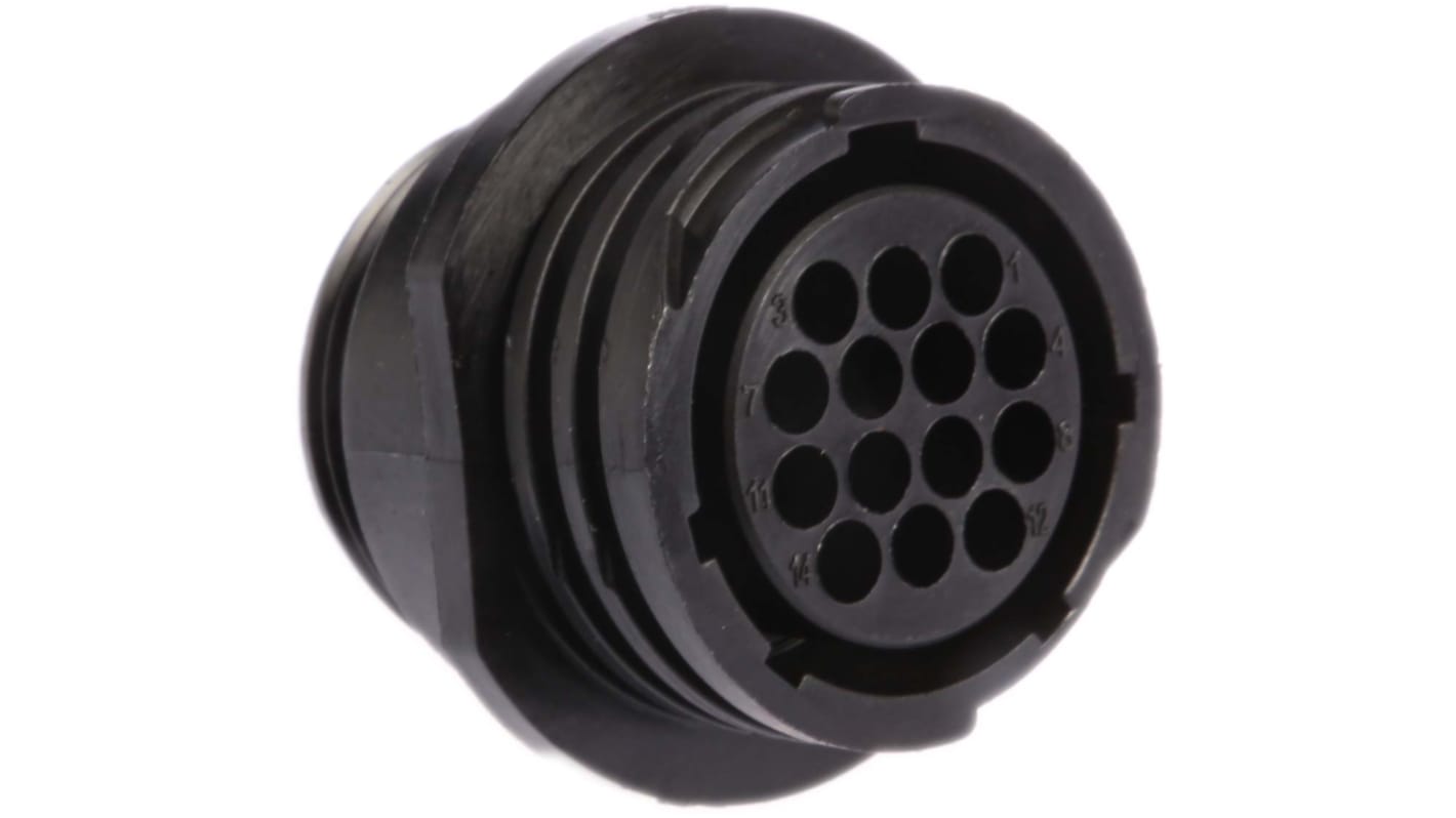 TE Connectivity Circular Connector, 14 Contacts, Cable Mount, Socket, Female, CPC Series 1 Series