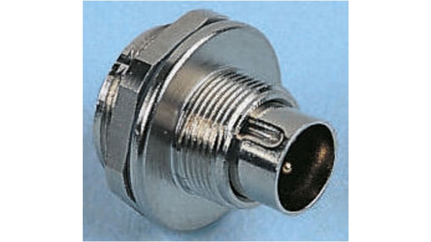 binder Circular Connector, 7 Contacts, Panel Mount, M9 Connector, Socket, Male, IP67, 725 Series