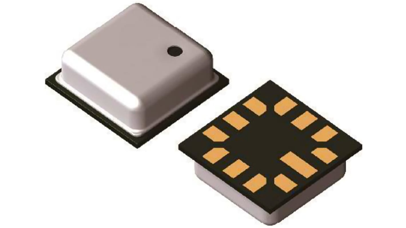 ROHM Barometric Pressure Sensor, 110kPa Operating Max, Surface Mount, 12-Pin, 2000kPa Overload Max, CLGA12V025M