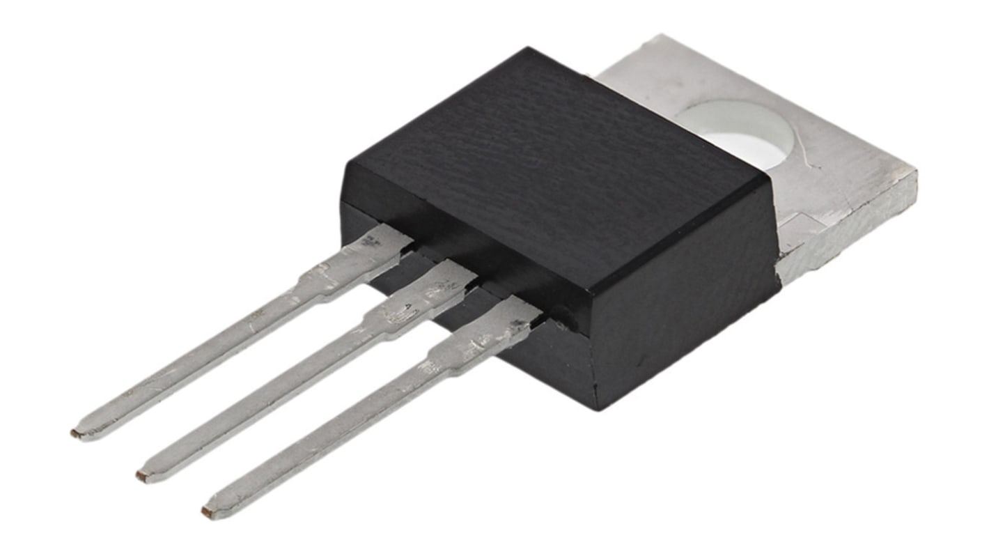 MOSFET Infineon, canale N, 7,8 mΩ, 50 A, TO-220, Su foro