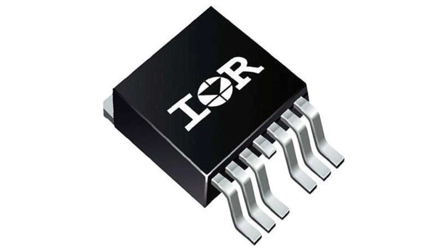 N-Channel MOSFET, 160 A, 135 V, 7 + Tab-Pin D2PAK Infineon IRF135SA204
