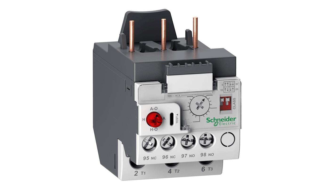 Schneider Electric LR9D Thermal Overload Relay, 0.4 → 2 A Contact Rating, 300 mW, 660 (Signalling Circuit) V,