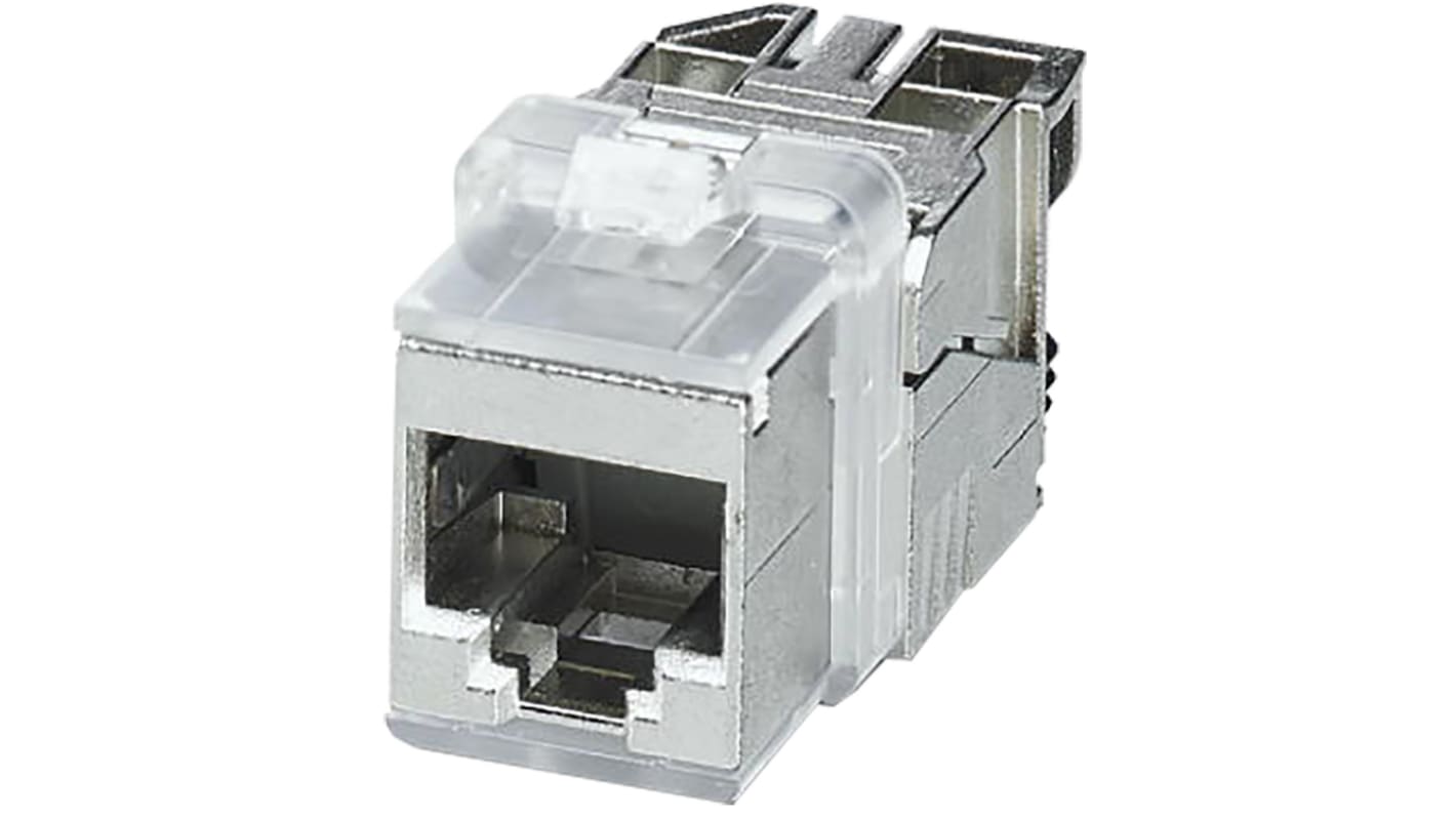 Phoenix Contact CUC Series Female RJ45 Connector, Panel Mount, Cat6a Straight 8 -Way