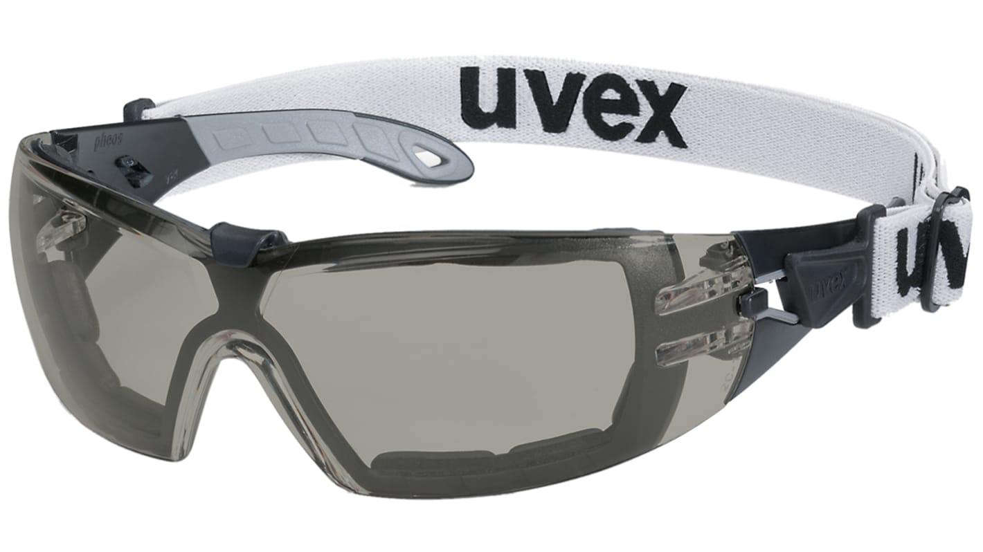 Occhiali di protezione anti appannamento uvex PHEOS Guard con lenti col. Grigio , Resistenti ai graffi