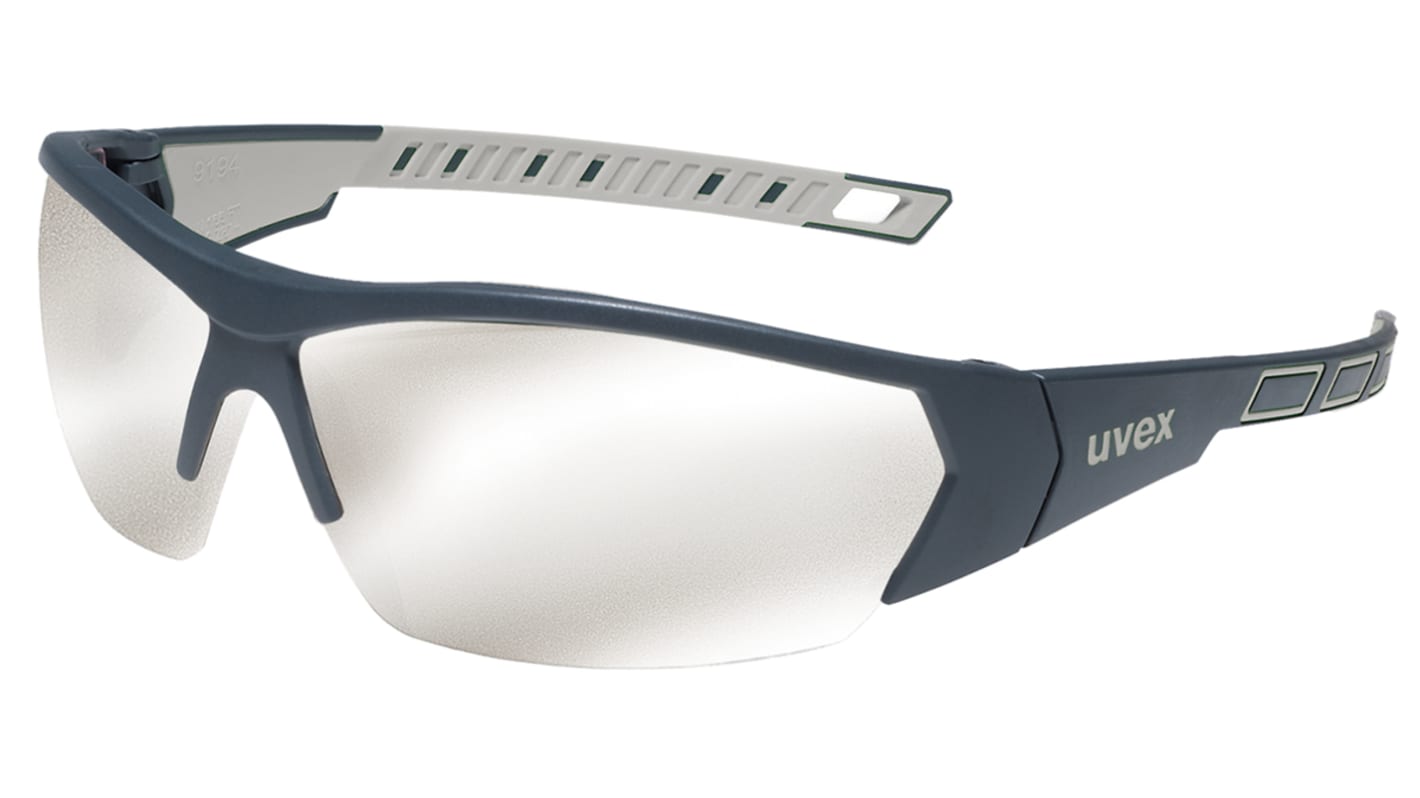 uvex i-Works Anti-Mist UV Safety Glasses, Silver Polycarbonate Lens