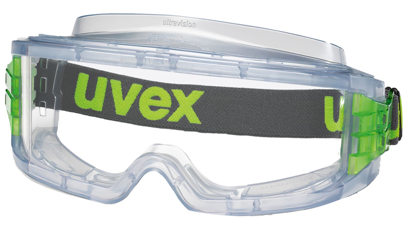 Uvex Ultravision, Scratch Resistant Anti-Mist Safety Goggles with Clear Lenses