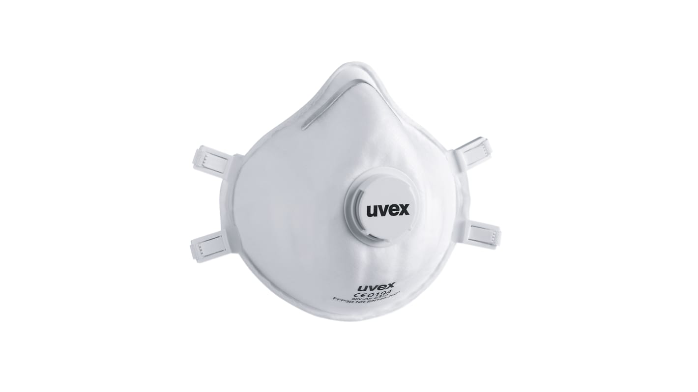 uvex Disposable Respirator for Aerosols, Dangerous Chemical Compounds, Hazardous Respirable Dust, Soldering, Welding
