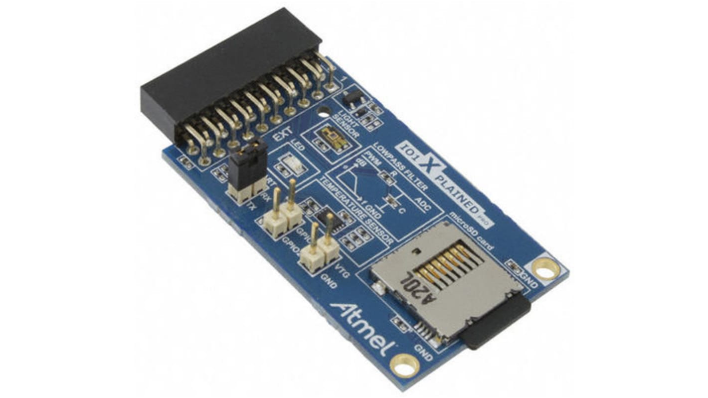 Microchip I/O1 Xplained Pro Extension Board Evaluation Board ATIO1-XPRO