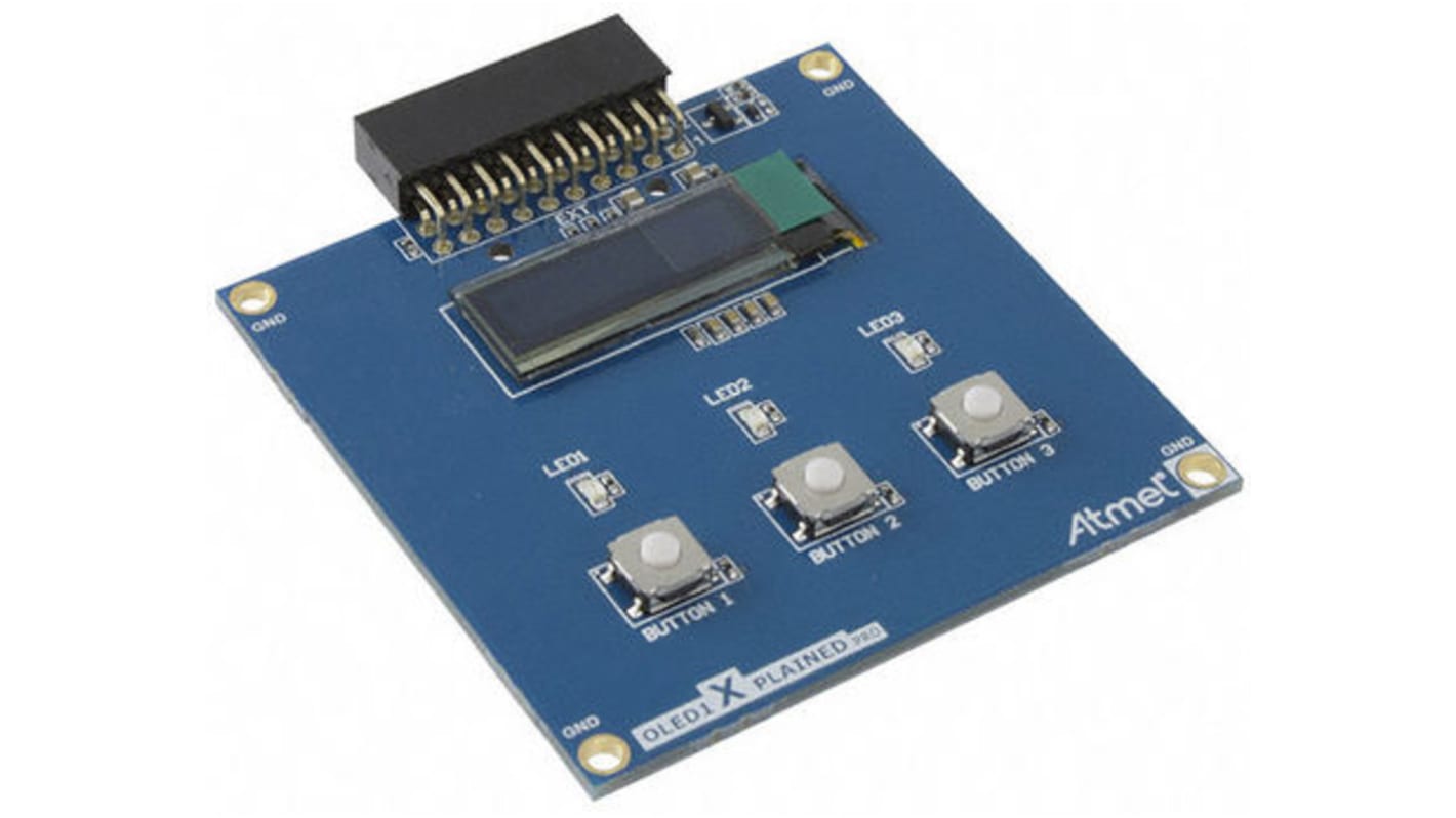 Microchip OLED1 Xplained Pro 評価ボード ATOLED1-XPRO