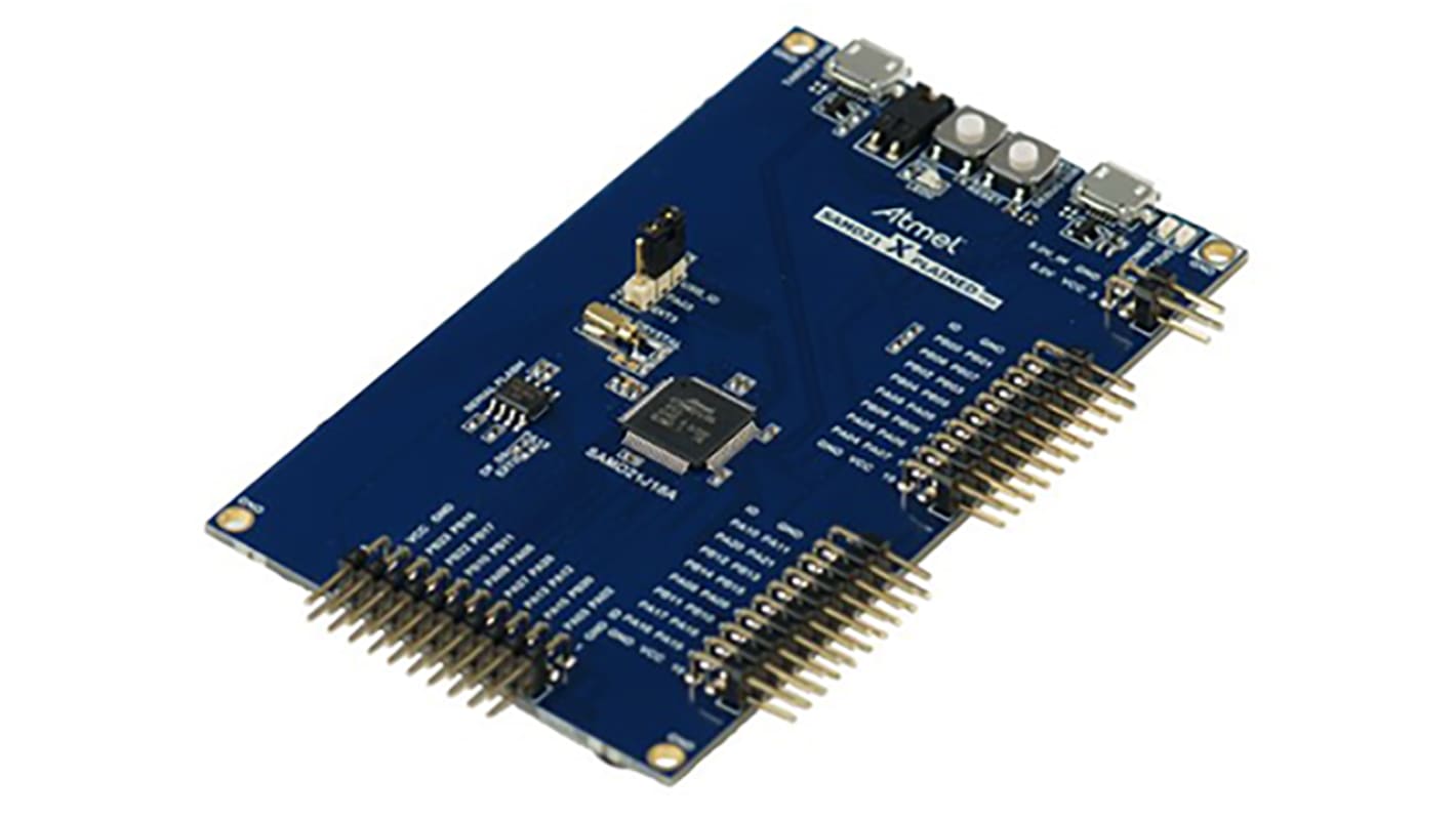 Microchip マイクロコントローラ開発キット, 開発 ボード, SAM D21 Xplained Pro, MCU, ATSAMD21-XPRO