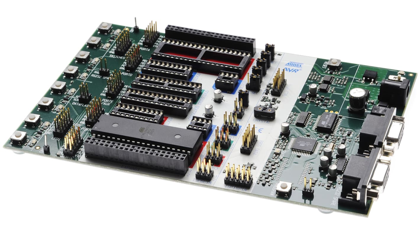 Microchip STK500 Kit for AVR 8-bit Microcontrollers MCU Startsæt ATSTK500