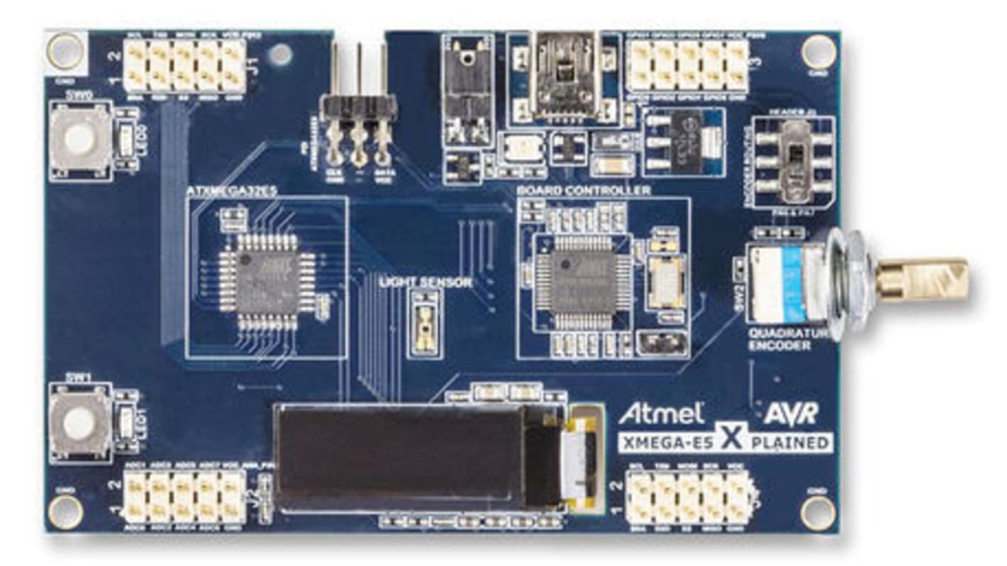 Microchip AVR评估板, XMEGA-E5处理器, AVR内核, XMEGA-E5 Xplained
