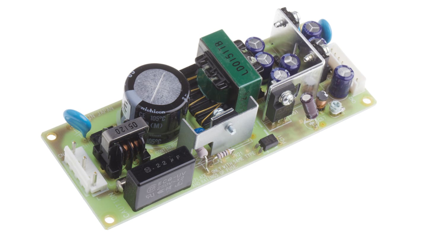 Cosel Switching Power Supply, LDC15F-2-Y, 5 V dc, ±15 V dc, 2 A, 200 mA, 300 mA, 15W, Triple Output, 110 → 370 V