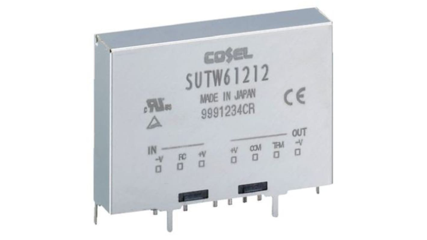 Convertidor dc-dc 6W, Salida ±24V dc, 250mA, 600mV