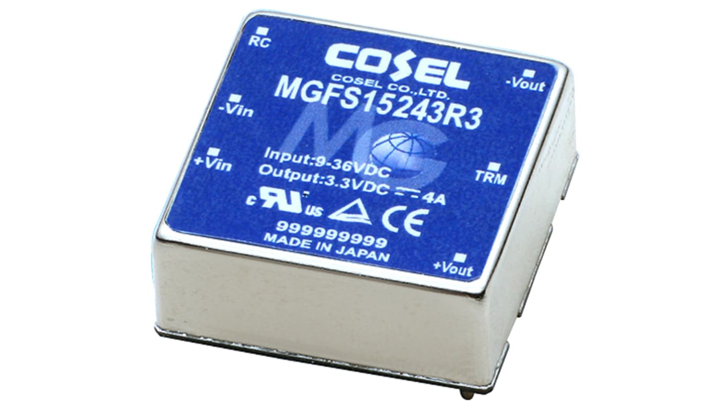MGS152412-R | コーセル DC-DCコンバータ 24 V dc To 12V dc