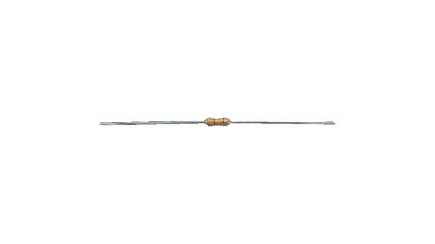 TE Connectivity 1.8kΩ碳膜碳膜电阻, CFR25系列, 0.33W, ±5%容差, -1200 → 0ppm/°C