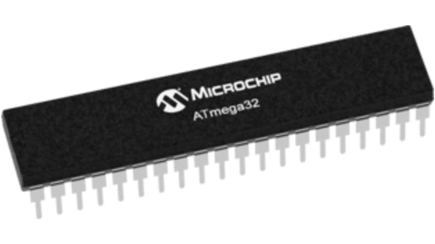Microchip ATmega单片机, AVR内核, 44针, VQFN, 最大8MHz, 32 kB 闪存, 2 kB RAM