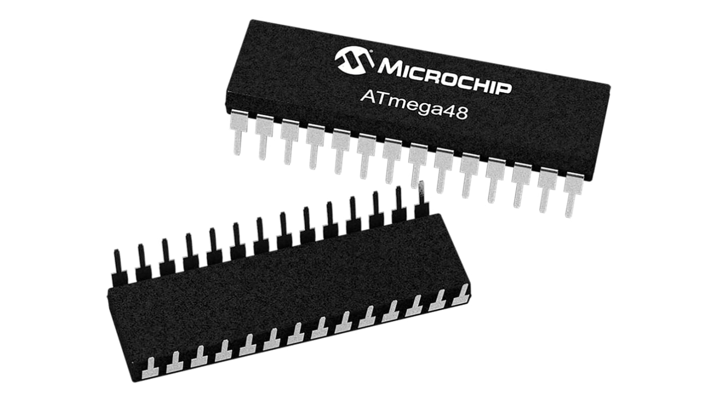 Microchip ATMEGA48A-MU, 8bit AVR Microcontroller, ATmega, 20MHz, 4 kB Flash, 32-Pin VQFN
