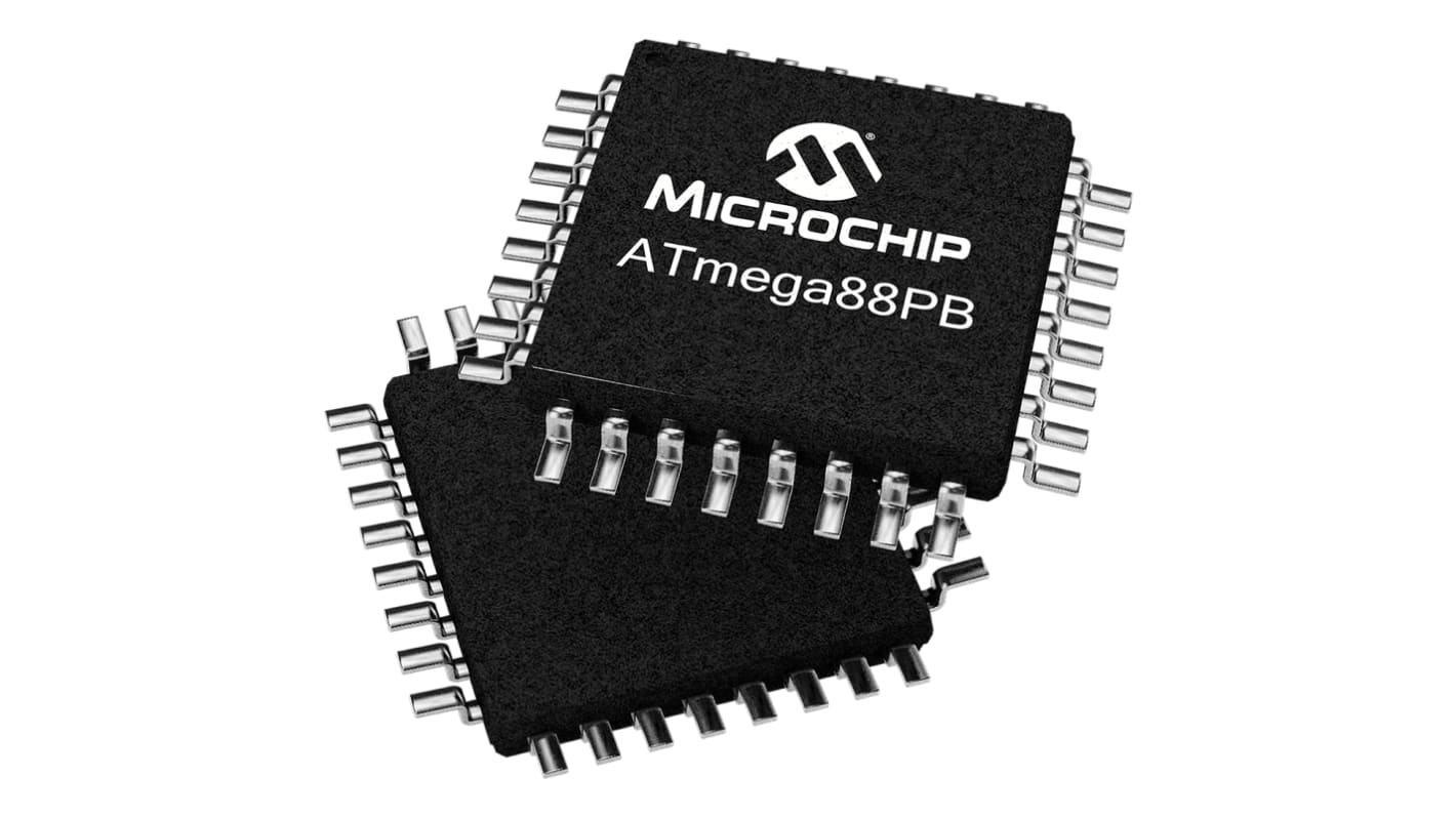 Microchip Mikrocontroller ATmega AVR 8bit SMD 8 KB TQFP 32-Pin 8MHz 1 kB RAM