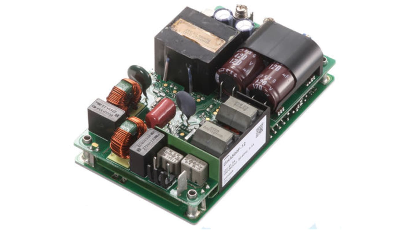 Cosel Switching Power Supply, GHA500F-48-R3, 48V dc, 4.2A, 504W, 1 Output, 90 → 264V ac Input Voltage