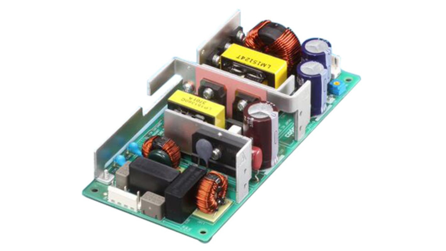 Cosel Switching Power Supply, LMA150F-24-Y, 24V dc, 6.3A, 151W, 1 Output, 85 → 264V ac Input Voltage