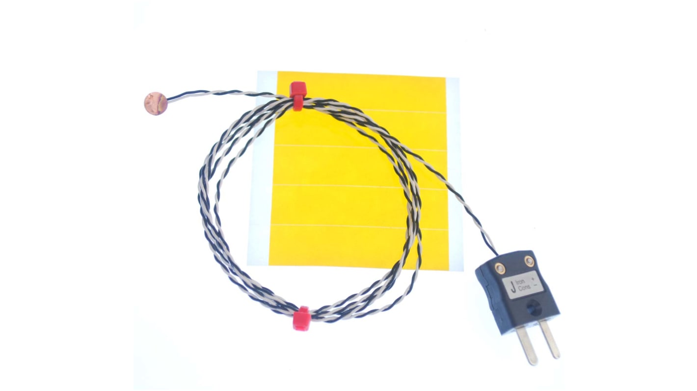 Termocoppia tipo J, Ø sonda 6.35mm, lungh. sonda 2m, +200°C