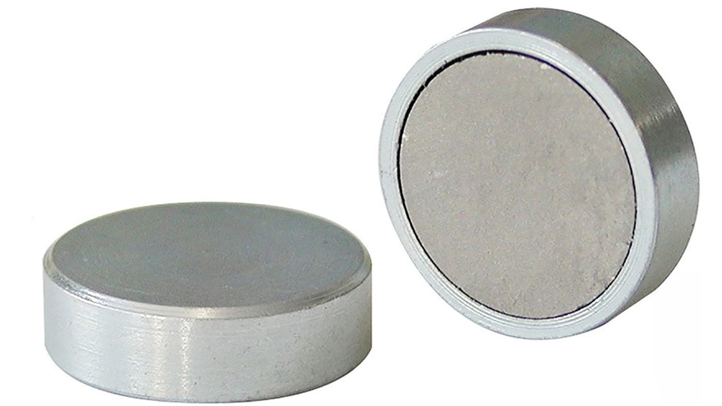 Eclipse Topf Magnet, Ø 16mm x 4.5mm, Zugkraft 6kg Samarium Cobalt