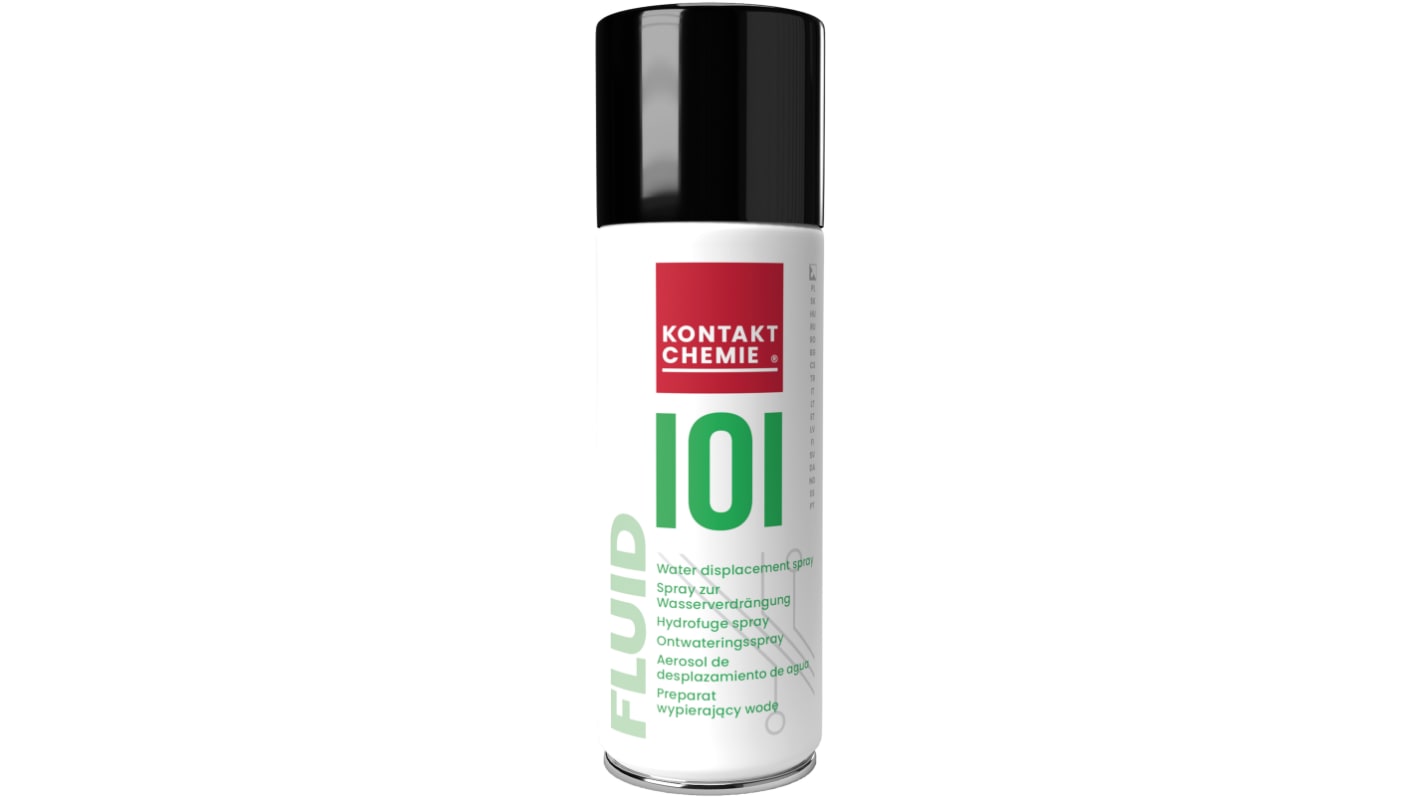 Repelente de humedad Kontakt Chemie FLUID 101, Aerosol de 200 ml para Tratamiento de cortocircuitos en circuitos