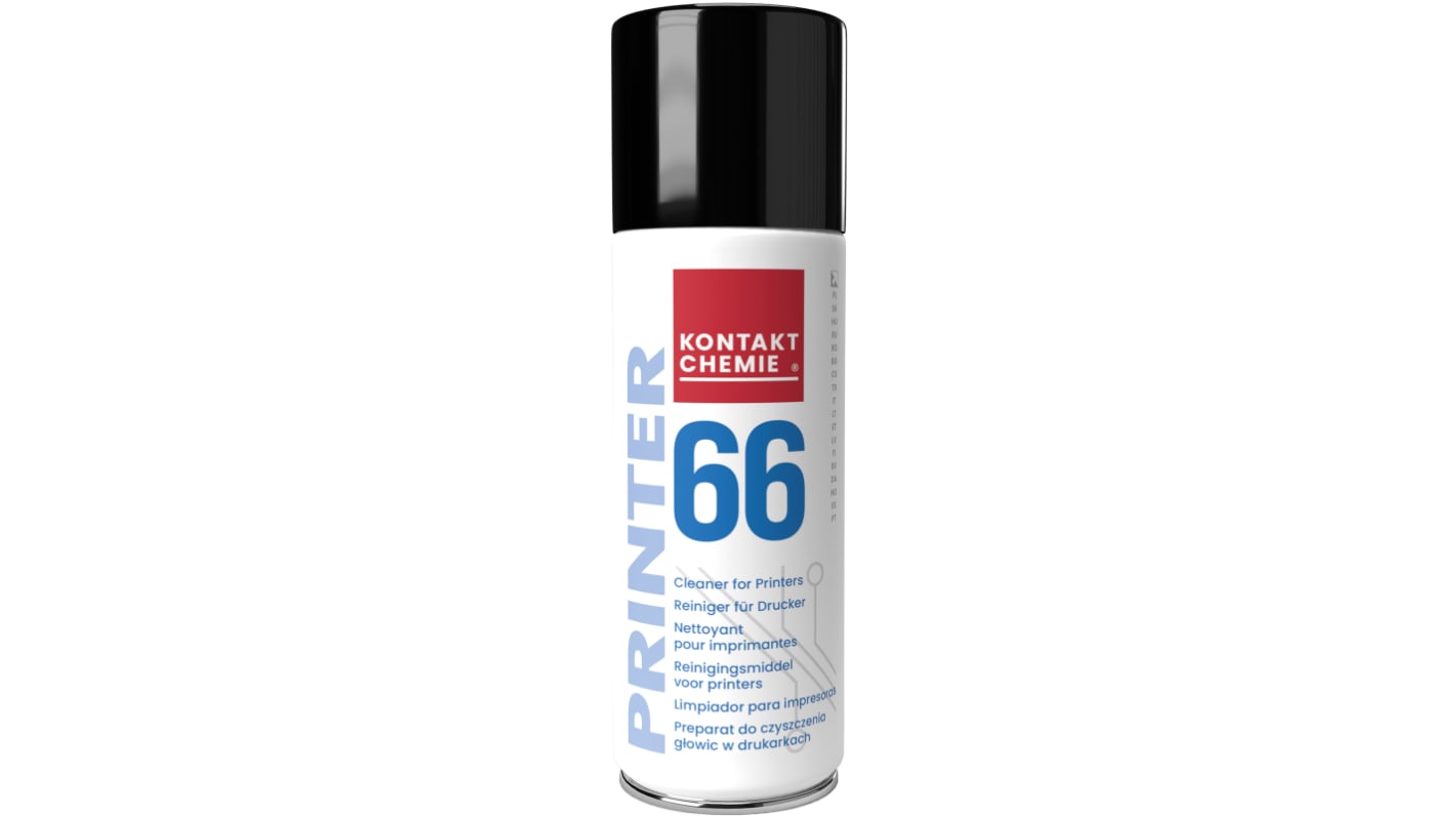 Kontakt Chemie PRINTER 66 Print Head Cleaner, Printer Roller Cleaner 200 ml Aerosol
