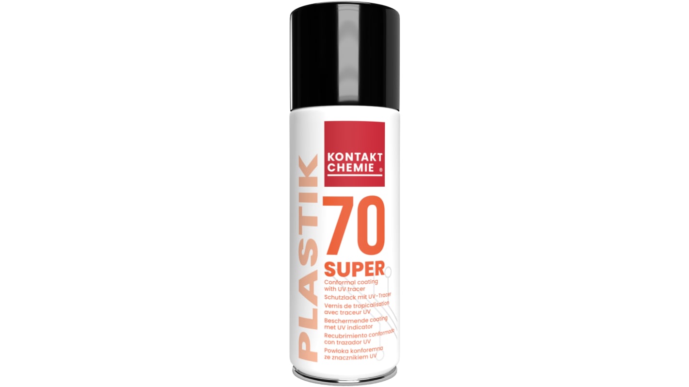 Vernis de blocage Kontakt Chemie, Résine Acrylique, Transparent, Aérosol 400 ml