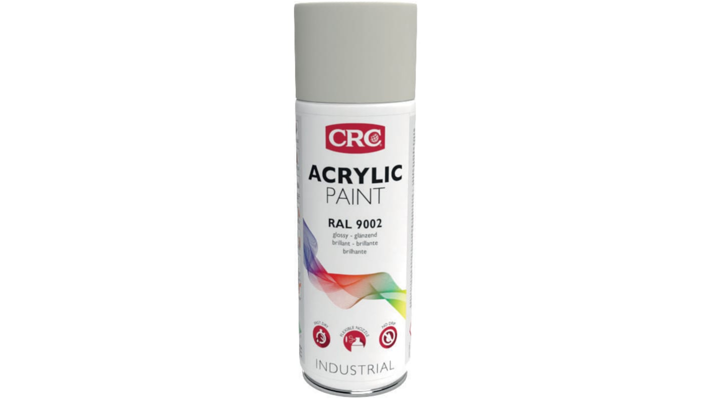 CRC 400ml RAL 9002 Grey-White Gloss Spray Paint