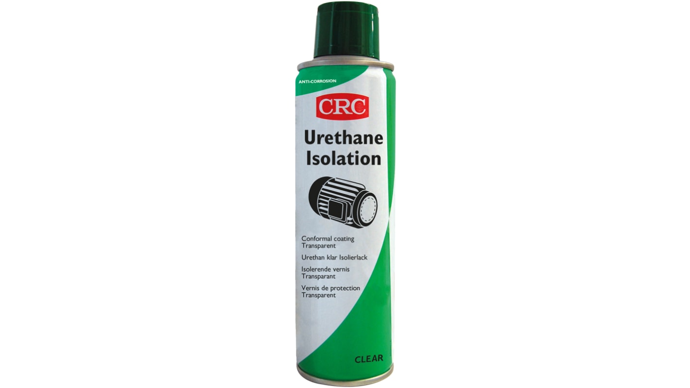 CRC Yellow Urethane Conformal Coating, 250 ml Aerosol, -40°C min, +120°C max