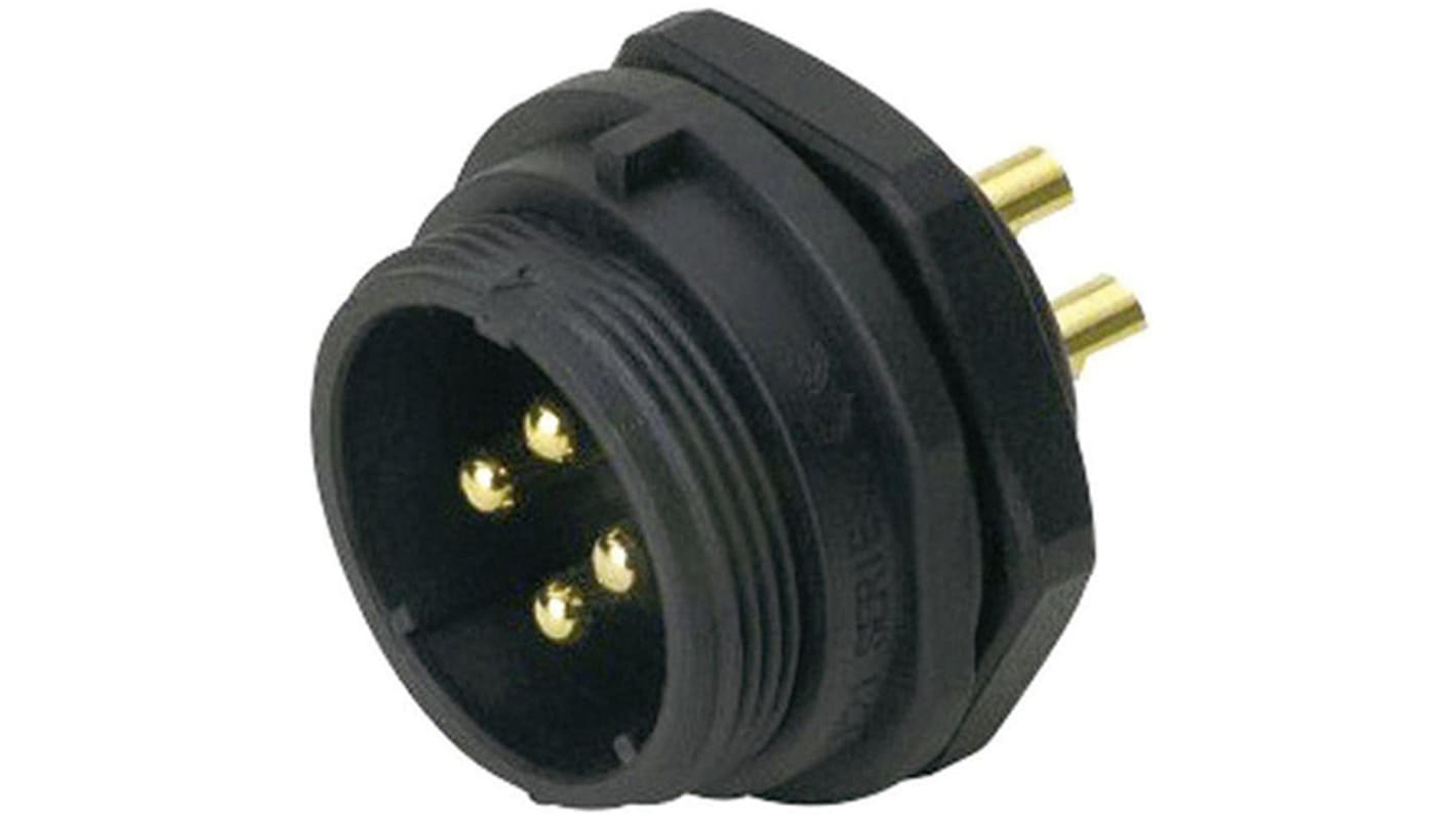 RS PRO Circular Connector, 3 Contacts, Front Mount, Socket, Male, IP68