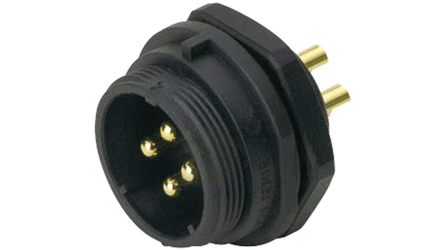 RS PRO Circular Connector, 5 Contacts, Panel Mount, Plug, Male, IP68