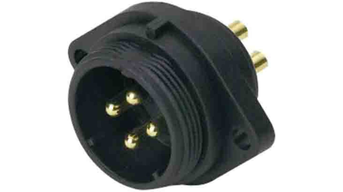RS PRO Circular Connector, 3 Contacts, Flange Mount, Socket, Male, IP68
