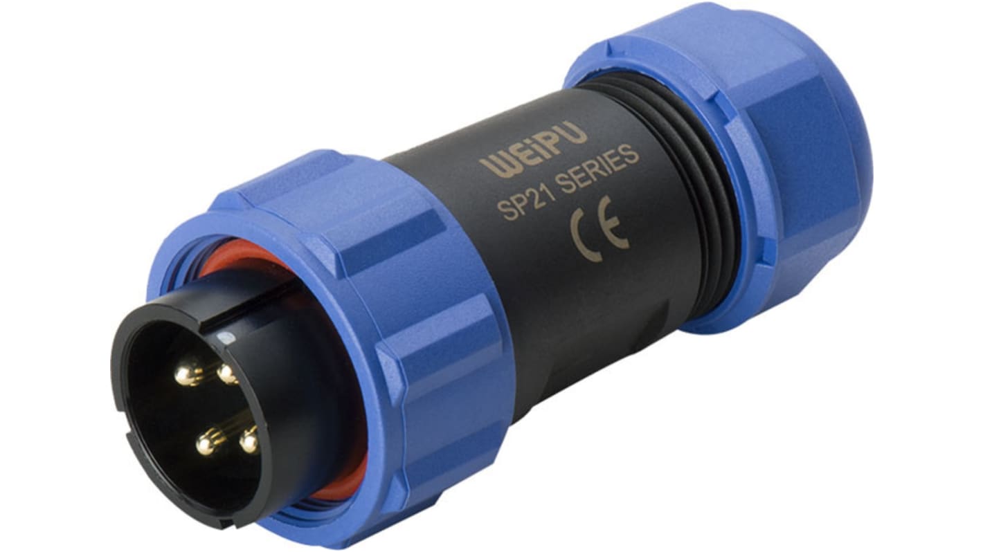 RS PRO Circular Connector, 5 Contacts, Cable Mount, Plug and Socket, Male and Female Contacts, IP68