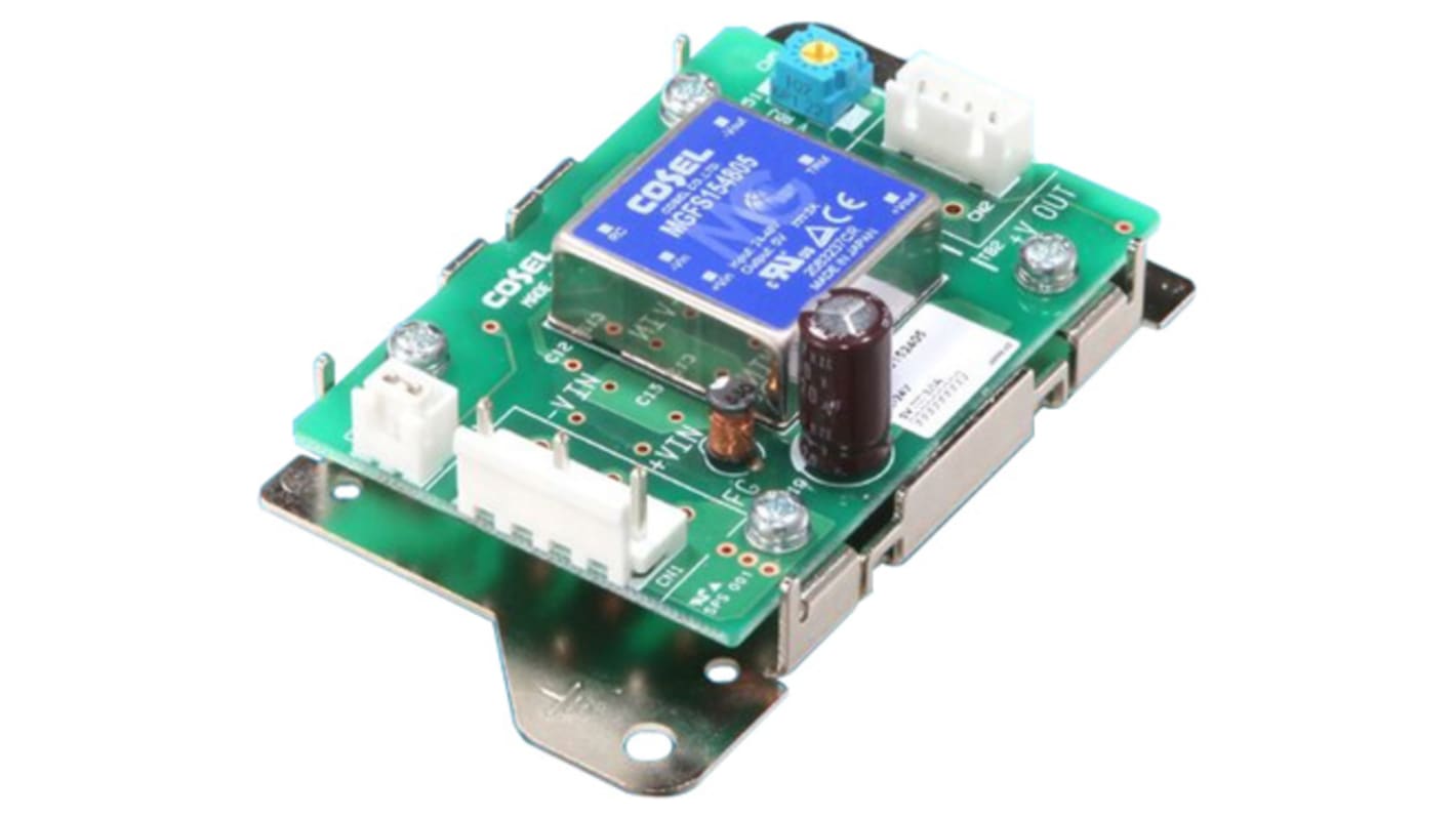 Cosel STMGFS DC-DC Converter, 12V dc/ 1.3A Output, 18 → 76 V dc Input, 15.6W, PCB Mount, +70°C Max Temp -20°C