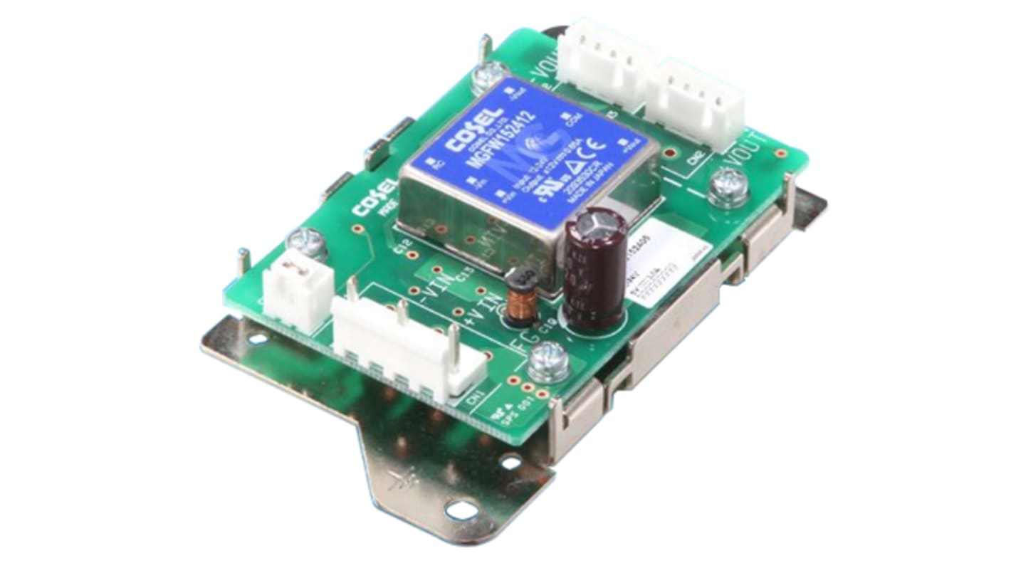 Cosel STMGFW DC-DC Converter, ±24V dc/ 650mA Output, 9 → 36 V dc Input, 15W, PCB Mount, +70°C Max Temp -20°C Min